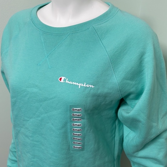 Champion Reverse Weave Mint Crewneck Sweatshirt Small NEW - Picture 2 of 6